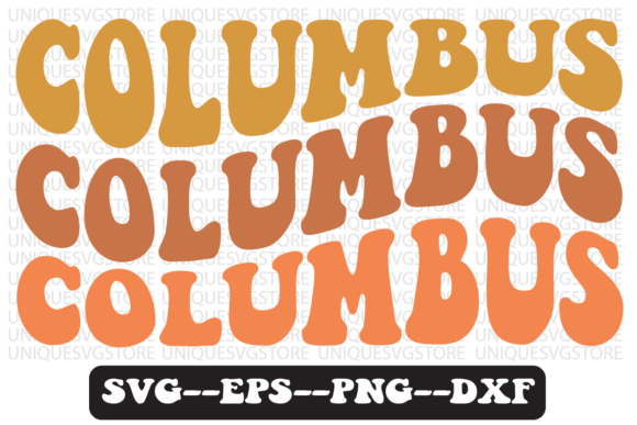 Columbus Quote Retro SVG Design: Graphics for Crafts Brands