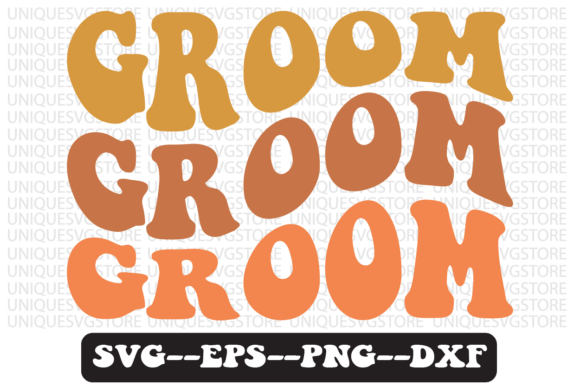 Groom Quote Retro SVG Design: Graphics for Crafts & Local Branding