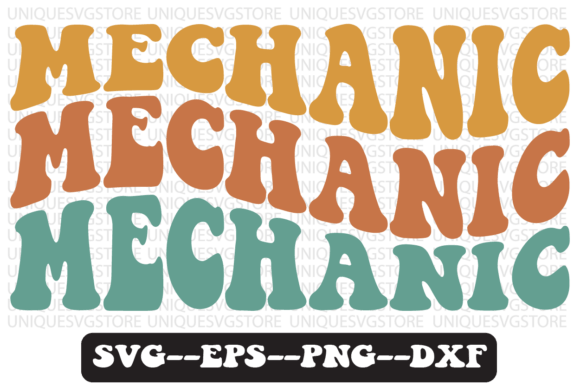 Mechanic Quote Retro SVG Graphics for Crafts