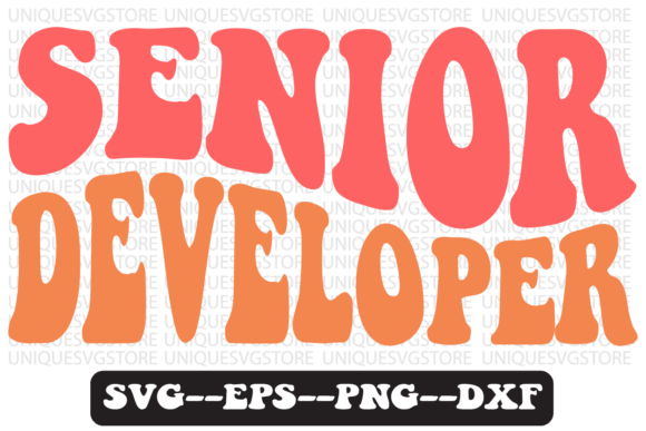 Senior Developer Quote Retro SVG Design