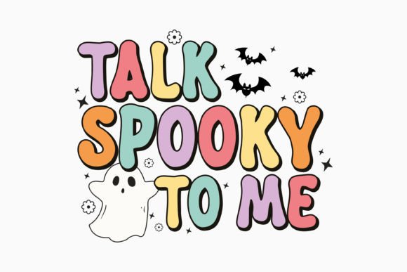 Talk Spooky to Me: Retro Halloween Graphics for Crafts